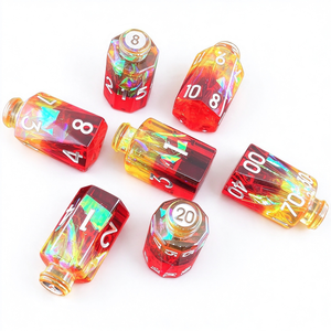 Custom Foil Inside Potion Bottle <strong>Dice</strong> Set, Gradient Resin Polyhedral DND RPG <strong>Dice</strong> for Fantasy Tabletop Games OEM Wholesale - Product Image 5