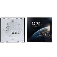 Beca BCC-2501-HT-GB Tuya – Panneau de contrôle centralisé des scènes avec écran tactile de 4 pouces, thermostat intégré et passerelle Zigbee pour la maison