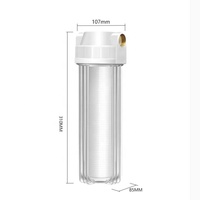 Filtre à eau de haute qualité 10 pouces en plastique boîtier de filtre à eau à haute pression d'éclatement