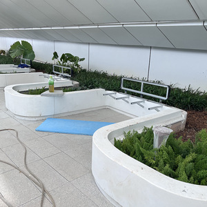 Nuevo Banco de Jardín de Hormigón UHPC Magic Stone, Forma Irregular, 3 cm de Grosor, Resistente a la Corrosión, para Exteriores, Jardines, Parques y Plazas - Product Image 3