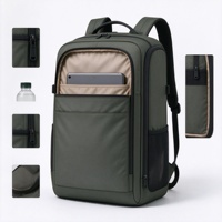 Sac à dos de voyage avec compartiment vertical séparé pour chaussures, pochette pour tablette et poches latérales en filet pour la salle de sport, le travail et les voyages de week-end