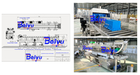 Ligne de production automatique Baiyu pour le lavage et la déshydratation des caisses à fruits et des bacs en plastique