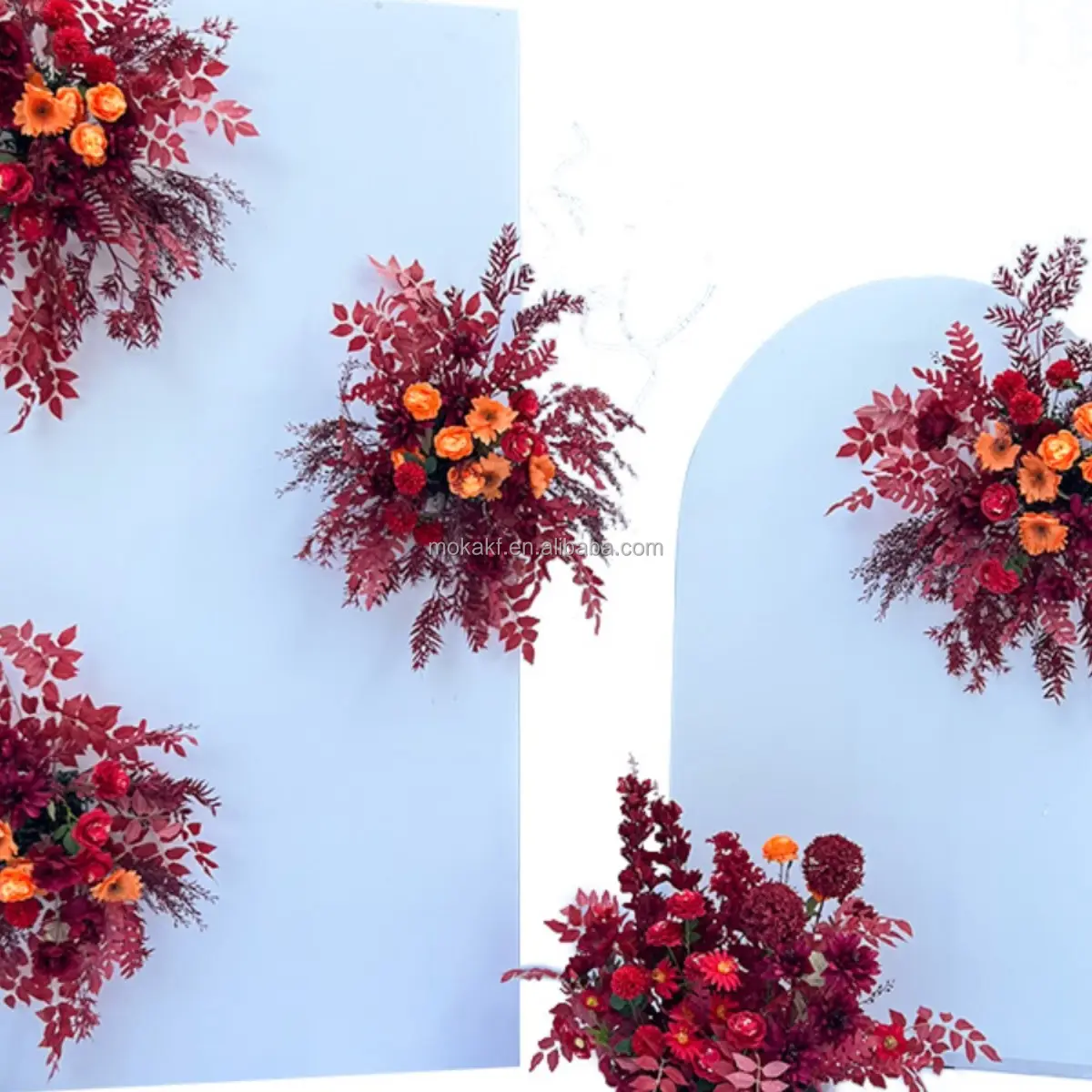 New Arrival đẹp Red Flower trang trí treo hoa cho sự kiện đám cưới centerpieces