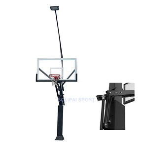 <span class=keywords><strong>Canestro</strong></span> da <span class=keywords><strong>Basket</strong></span> Regolabile in Altezza da Interrare con Palo e Illuminazione, Prodotto in Cina - Product Image 1