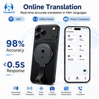 Dispositif de traduction AI X9 Mini, 146 langues, traduction vocale et photo en temps réel, interprétation simultanée hors ligne/en ligne, magnétique