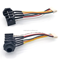 Conector de Audio PJ-611, Conector de teléfono 6,35 de alta calidad, Conector Mono a Conector estéreo con cables, bajo precio