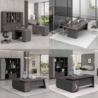 Bureau de direction moderne, mobilier de bureau, bureau administratif, bureau de PDG, style ingénierie