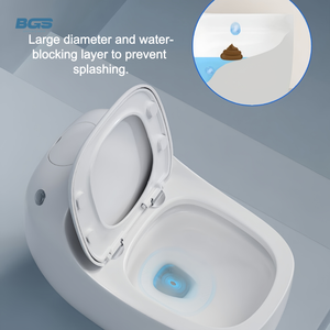 Inodoro Inteligente BGS de Gran Venta, con Asiento Grande en Forma de U, Montado en el Suelo, Sanitario Inteligente de Cerámica Automático y Económico para Baño - Product Image 4