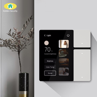 Nouveau design, écran 3,5 pouces, interrupteur à télécommande européen, panneau de commande de scène, interrupteur Tuya Go TPP06, mini panneau intelligent, kit maison intelligente, application Tuya
