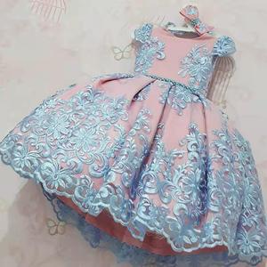 Vestido de Fiesta para Bebé Niña 2018, Diseños de Vestidos para Niñas de 0 a 2 Años, Encaje, ODM, Corte en A - Product Image 4