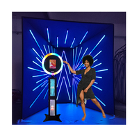 Máquina de Fotomatón para iPad con Altura y Ángulo Ajustables, Ideal para Eventos, Exhibiciones y Galas, con Impresionantes Imágenes, Solución Llave en Mano