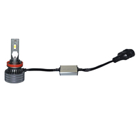 Ampoule LED H11 12V 120W C1 à tube de cuivre unique 3570 6000K pour phare de voiture et antibrouillard