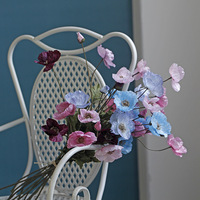 Promotion PPS : Fleurs de pavot artisanales à 4 têtes, tige unique, pour décoration de mariage et de table à la maison