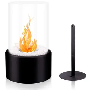 Portable Bio Fuel Fire Heaters Indoor Tabletop Fireplace ethanol Fire Bowl Carbon Steel Alcohol Fire Pits