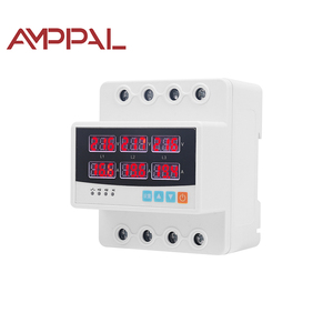 Tuya WiFi 63Aメータリングスイッチ保護リレー電圧スタビライザー3P + N三相6ディスプレイAC過電圧過電圧 - Product Image 6