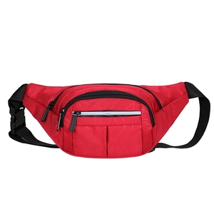 Sac banane unisexe d'extérieur, pochette pratique pour téléphone, sac à bandoulière en nylon avec fermeture éclair, sac banane élégant pour le voyage - Product Image 5