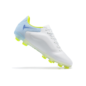Nueva Tendencia en Zapatos de Fútbol Profesionales, Modelo Verano para Adolescentes y Hombres, Parte Superior de Malla Blanca/Amarilla, Cómodos y Transpirables - Product Image 2