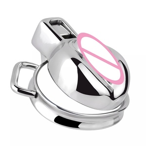 Jaula de Castidad Pequeña FRRK para Hombres Gay, Nuevo Candado para Pene con Anillos para Pene, Juguetes Sexuales Eróticos Bongda, Cinturón - Product Image 3