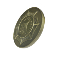 Moules à boules en laiton antique en forme de pièces de monnaie anciennes 3D, pièces de monnaie mondiales européennes et britanniques personnalisées, sans minimum de commande, artisanat métallique