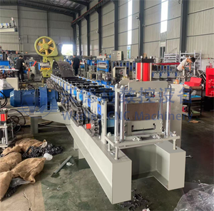 Máquina perfiladora de rollos para tablones de andamio, plataformas metálicas, pasarelas y tableros de acero galvanizado Vodley con PLC y motor - Product Image 4