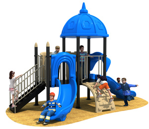 Offre Spéciale : Équipement de Jeu Extérieur Moderne pour Enfants – Ensemble Toboggan en Plastique pour Aire de Jeux Extérieure - Product Image 1