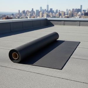 Membrane d'étanchéité en caoutchouc EPDM 2 mm pour rénovation de toiture apparente, écologique, soudure sans joint, zéro <span class=keywords><strong>fuite</strong></span>, facile à poser - Product Image 1