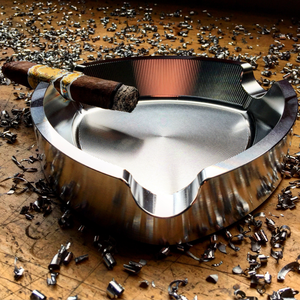 고급 알루미늄 재떨이 흡연 액세서리 OEM 정밀 <span class=keywords><strong>CNC</strong></span> 가공 고급 금속 담배 시가 재떨이 맞춤형 와이어 EDM - Product Image 1