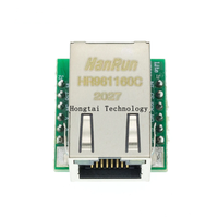 Mini Módulo de red Ethernet W5500 interfaz SPI/protocolo Ethernet/TCP/IP compatible con WIZ820io HR961160C