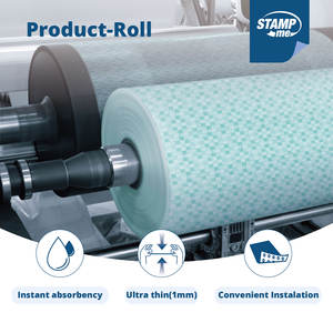 Tapis pour animaux de compagnie rectangulaire léger et respirant OEM, 1 mm d'épaisseur, absorption instantanée, antidérapant, non tissé en polypropylène pour lapin, chat, chien - Product Image 2