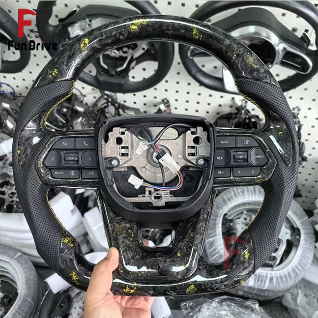 Fibre de carbone forgée jaune