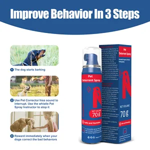 T130 aide à arrêter le comportement indésirable des chiens Spray d'entraînement pour animaux de compagnie sûr, humain et efficace