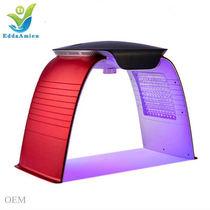 Спектрометр для лечения акне и подтяжки кожи, светодиодное оборудование для спа-салонов, 7 цветов