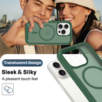 Coque de protection intégrale 360° magnétique avec protection d'écran pour iPhone 15 Pro Max et iPhone 17 Pro Max