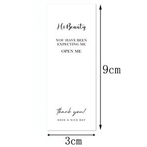 Papier Kraft imperméable personnalisé pour décoration de cadeau, étiquette autocollante, <span class=keywords><strong>Slogan</strong></span>, autocollant graphique, boîte cadeau, scellage, autocollant cadeau gratuit, rouleau - Product Image 3