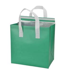 Bolsa Térmica Personalizada con Logotipo, Aislada, de Tela No Tejida, Ecológica, Reutilizable, para Llevar Comida - Product Image 1