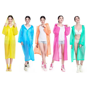 Impermeable Portátil Ecológico Reciclado de PEVA de 140g para Adultos, Hombres y Mujeres, con Capucha y Mangas - Product Image 5