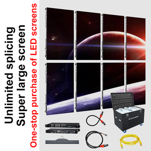 เช่าโรงงานจอแสดงผล LED กลางแจ้งสีเต็มจอ P4.81วิดีโอผนัง500x1000มม. จออลูมิเนียมหล่อตายในร่ม HH fto P4.81 - Product Image 4