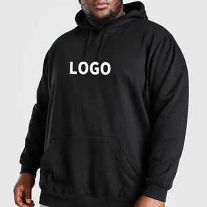 2021 Unisex de gran tamaño 100% algodón Sudadera con capucha sublimación personalizada Logo Drop Shoulder sudadera bordada de talla grande de invierno para hombres - Product Image 1