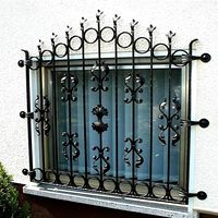Reja de Seguridad para Ventanas, Barras de Hierro Forjado, Protector Decorativo para Ventanas, Tamaño Personalizado para Casa o Apartamento