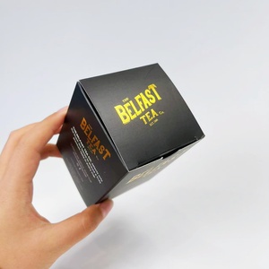 Cailyn Fsc Luxe Reliëf Logo Papieren Doos Voor Infuus Koffie En Theezakje Verpakking Op Maat En Mat Gelamineerd Voedsel Veilig - Product Image 2