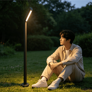 Lampe <span class=keywords><strong>de</strong></span> jardin LED moderne en aluminium, étanche IP54, pour aménagement paysager extérieur, allée, pelouse, cour, villa, entrée <span class=keywords><strong>de</strong></span> garage - Product Image 2