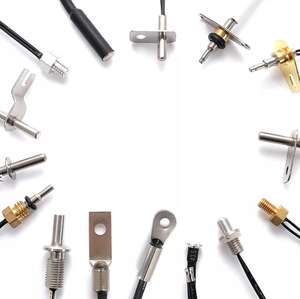 נטק תרמיסטור חיישן טמפרטורה התרמת עם חיישן ss304 נירוסטה ss304 וצינור מתכווץ חום - Product Image 2