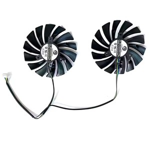 ใหม่ล่าสุดพัดลม GPU 95มม. 4PIN PLD10010S12HH สำหรับ <span class=keywords><strong>MSI</strong></span> Radeon R9 380เกราะ2X GTX 1060/1070/1080 Ti RX 470/<span class=keywords><strong>570</strong></span>การ์ดเกม RX580 - Product Image 3
