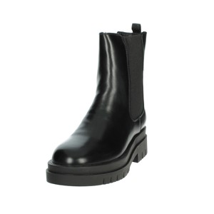 Sabf241015 stivali Chelsea tacco alto Slip-On cotone nero plateau PU soletta autunno/inverno/estate altezza crescente piatta - Product Image 6