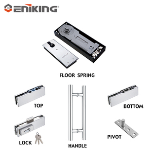 Hoàn thành combo <span class=keywords><strong>Set</strong></span> kính không khung cửa thép không gỉ phần cứng cửa kẹp tầng mùa xuân bản vá phù hợp - Product Image 2