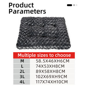 Bestseller 240.000 Einheiten verkauft ein Jahr Haustier-Kartusche-Matratze Bett waschbar plüsch weich beruhigend flauschig Hundekartusche-Matte - Product Image 3