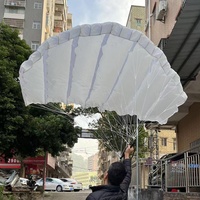 Aile de Foiling Parawing Sport Yufeng 4-5 4,5 Mètres Personnalisée avec Logo, Aile de Vent Arrière Légère pour Foiling, OEM ODM avec Poignée en Fibre de Carbone
