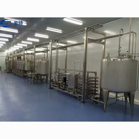 Ligne de production alimentaire professionnelle pasteurisateur petite ligne de production et d'emballage de lait UHT
