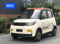 HONGTENG EEC Mini Auto Eléctrico de Alta Velocidad de 4 Ruedas / Hatchback de Lujo de 4 Plazas / Vehículo Compacto de Nueva Energía para Adultos con Autonomía de <100 km