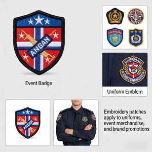 ป้าย<span class=keywords><strong>ชื่อ</strong></span>ปักลายแบบกำหนดเอง ตัวอักษรภาษาอังกฤษ/รูปหัวใจ/รูปดอกไม้ ป้ายปักลายสองด้านแบบรีดติด สำหรับหมวก - Product Image 2